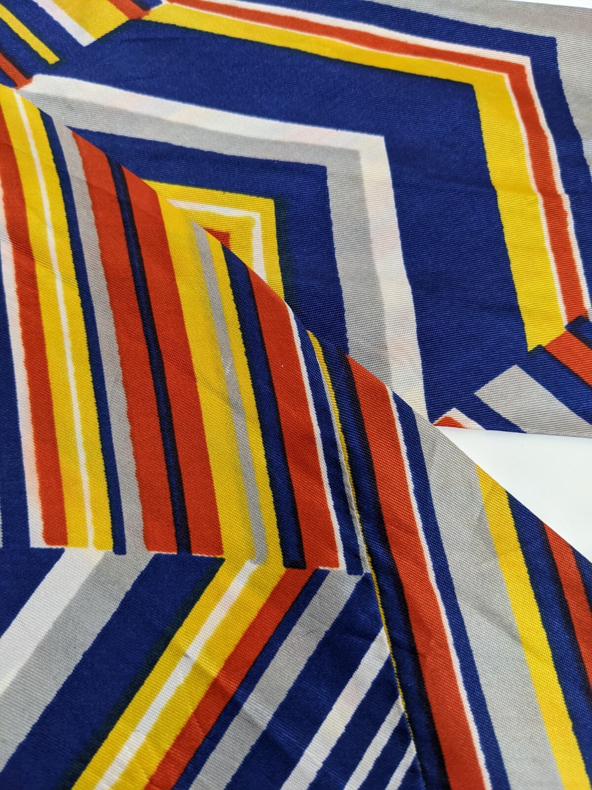 Vintage Art Deco Skinny Scarf Set Purse Hair Neck Tie Red Blue Yellow White