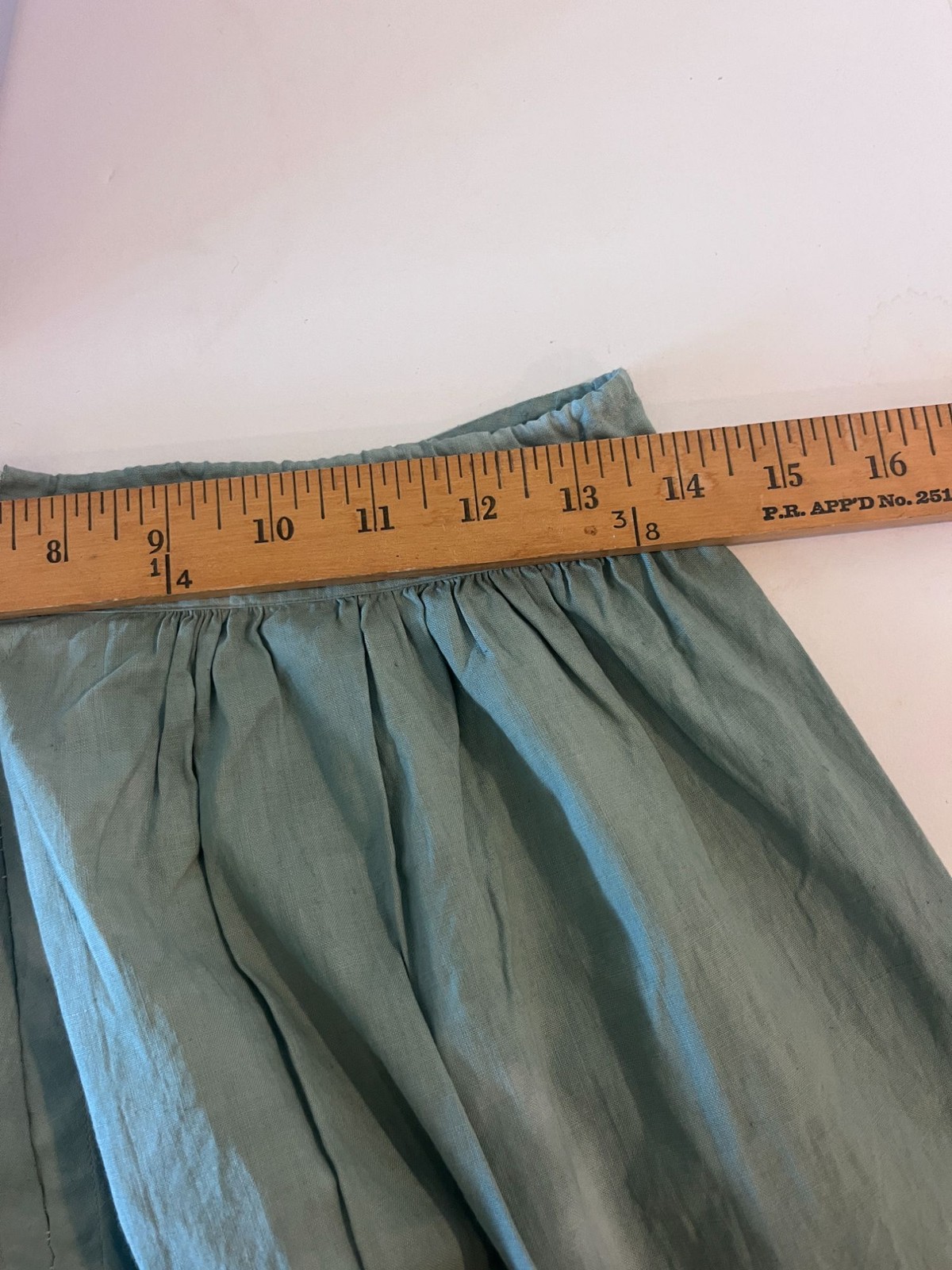 Antique Sage Victorian Bloomers Hand Dyed Sage Lace Trimmed Velvet Ties