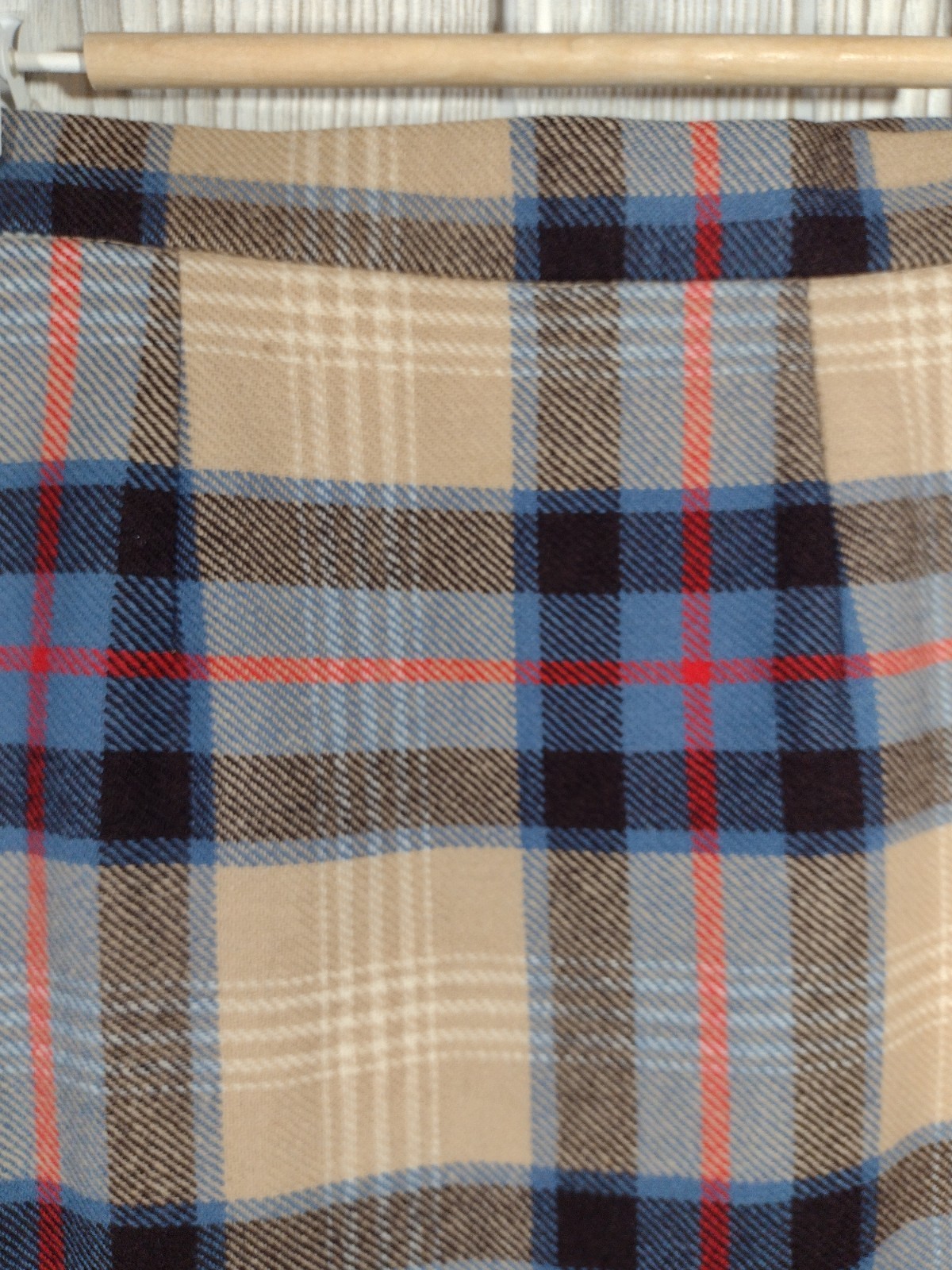 Vintage James Dalgliesh Wool Tartan Plaid Scottish Kilt Skirt UK 12 US 8 Preppy
