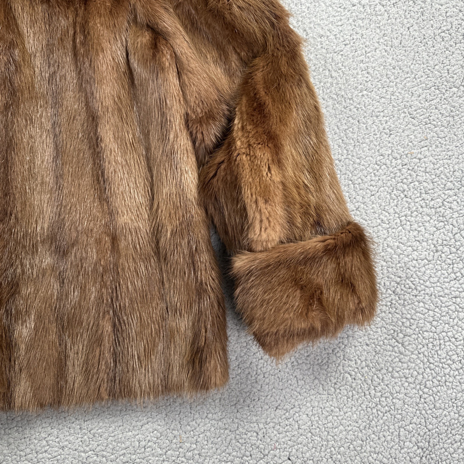 VTG 60s Furs by Conson Mink Stroller Coat Toronto & Sarnia Lined Inner Pocket