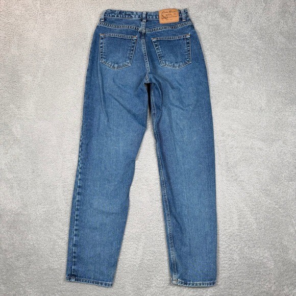 Eddie Bauer Vintage High Waisted Mom Jeans Medium Wash Blue Made in USA Missy 6