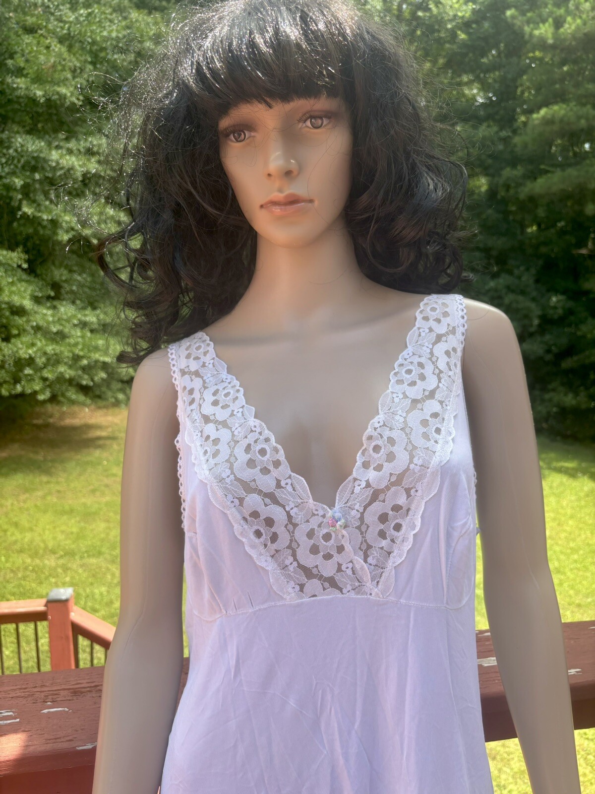 Vintage Slip Women’s Lingere White Lace Medium