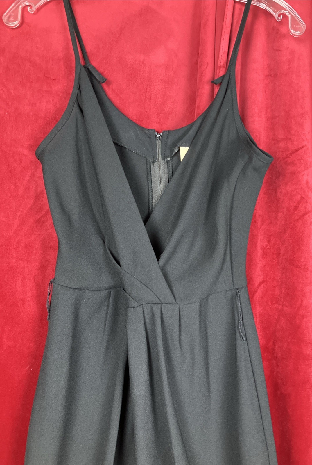 Vintage 70s early 80s New Wave wrap front jumpsuit romper You Babes