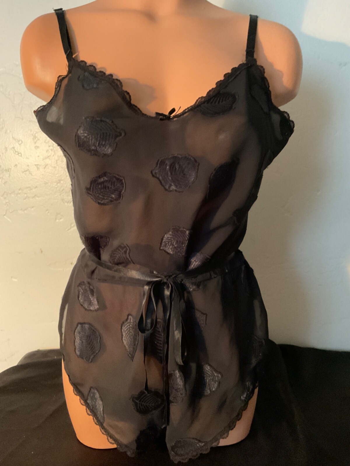 Ashley Taylor Mystique Creations Romper Playsuit Teddie Nightie Sz. Medium