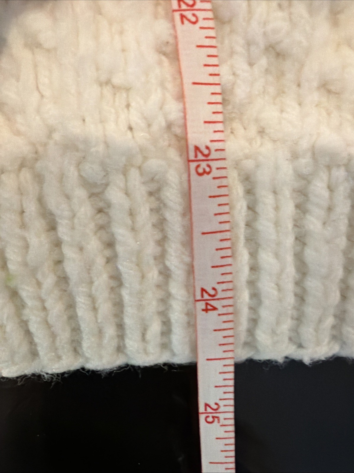 Vintage Handmade Cable Knit Cardigan Sweater Cream White Chunky Cozy Cottagecore