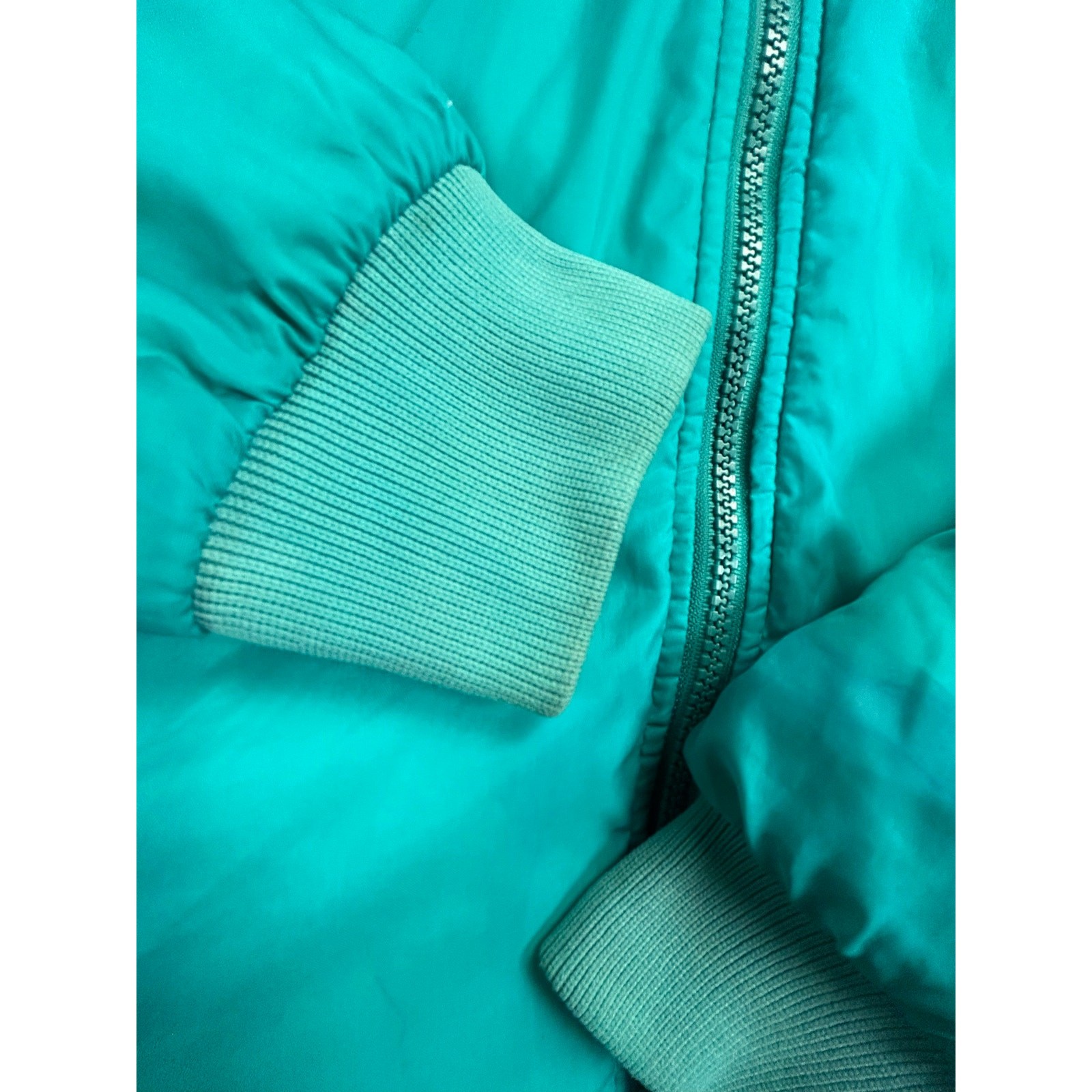 Vintage Columbia Reversible Puffer Bomber Jacket Adult Purple Teal Full Zip 90s