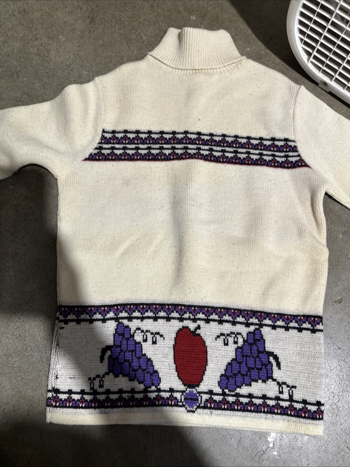 Vintage 1970s Sabra Wool Skort & Sweater Hobo Cutter Craft Fix Repair