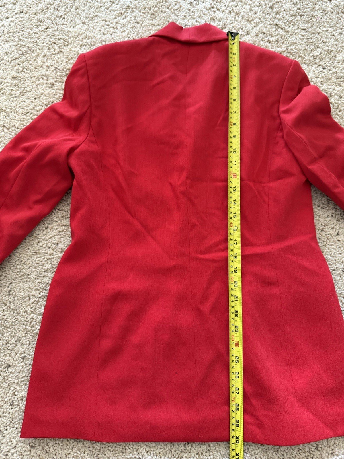 Vintage Versus Gianni Versace Red Blazer Women’s IT 46 / US 12 – Sold as-is