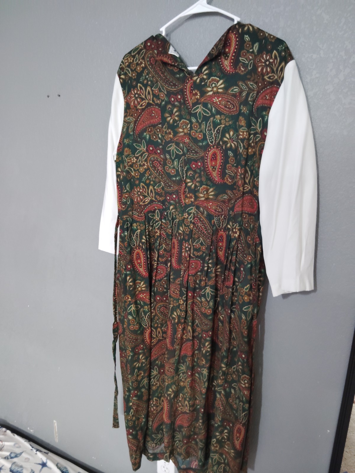 Vintage Miss Dorby 90’s Maxi Dress Women’s 16 Paisley Cottagecore Grannycore
