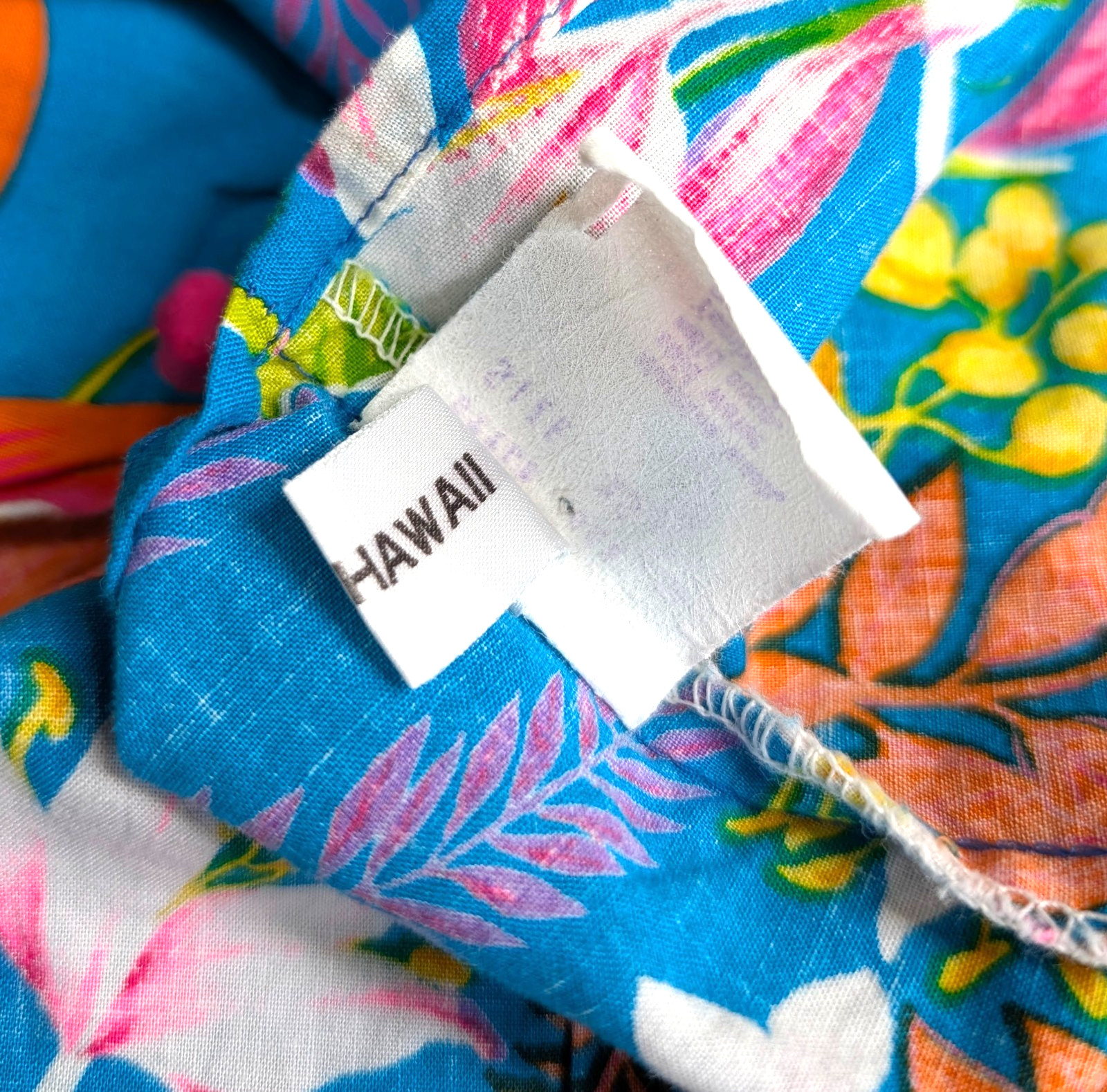 Vintage 70s 80s Made in Hawaii Hawaiian Wrap Sarong Halter Dress XS/S Cotton