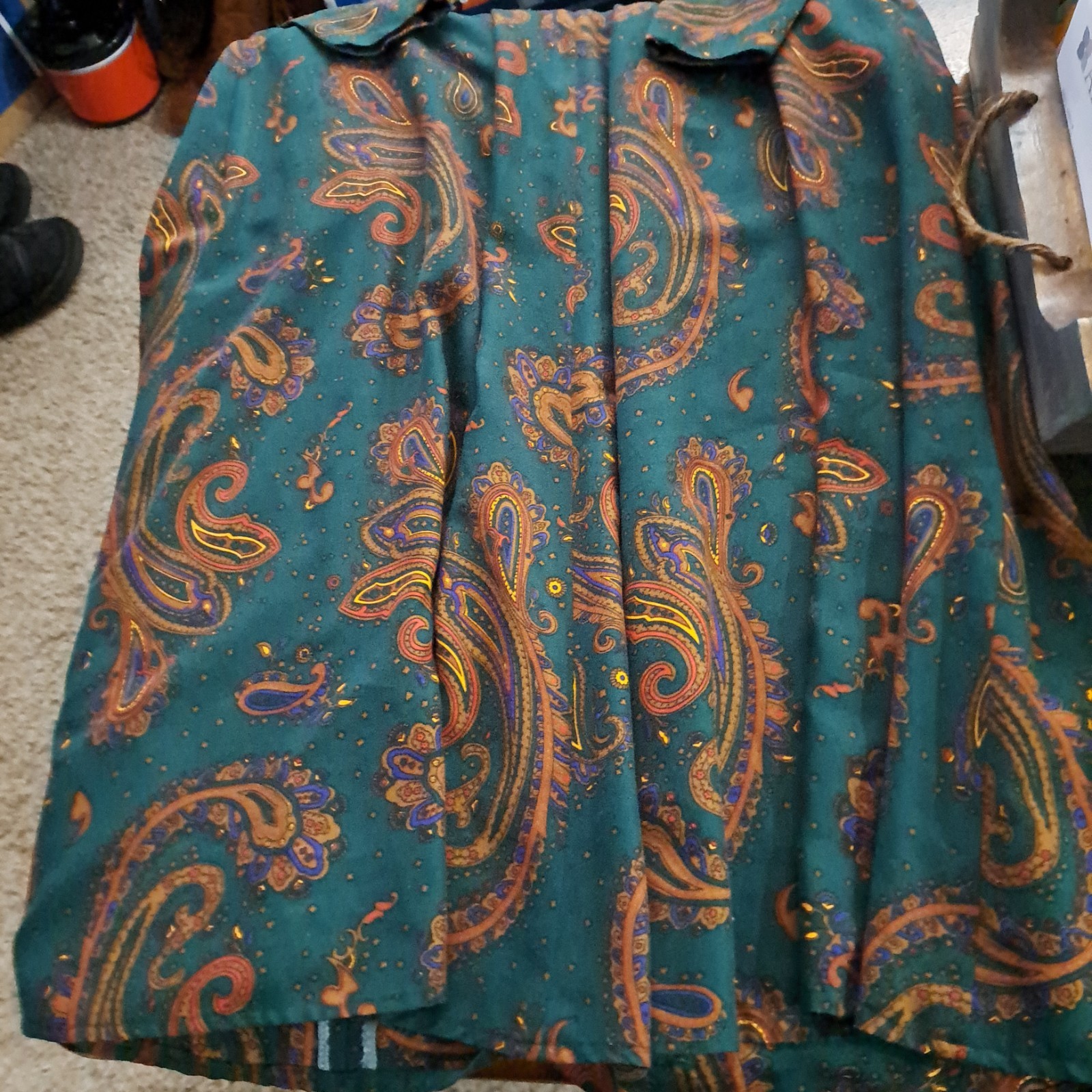 Vintage 1980-90’s Women’s Dress. Unbranded.Dolman Sleeve.Chest-22in.Waist-16in.