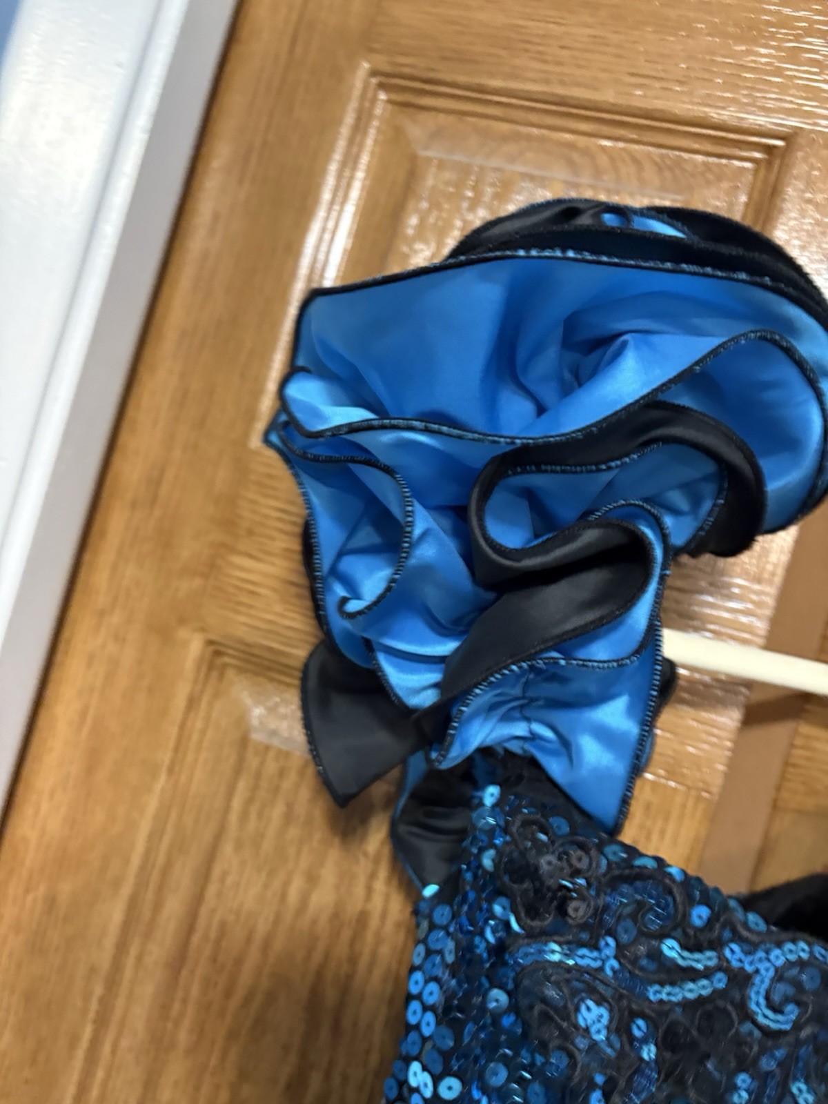 Vintage J Reynolds Sequins One Shoulder Prom Party Formal Dress Gown Sz 13 USA