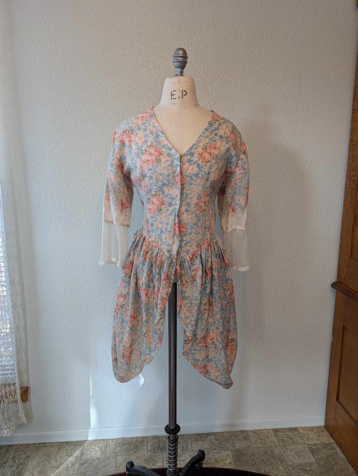 Antique 19teens 1920s Martha Washington Halloween Fancy Dress Costume