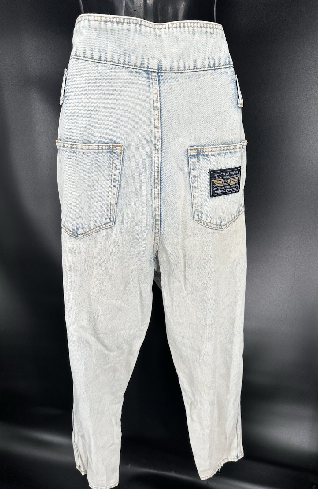 Vintage High Waisted Jeans Limited Express Hong Kong Japan Denim Size 10 Washed