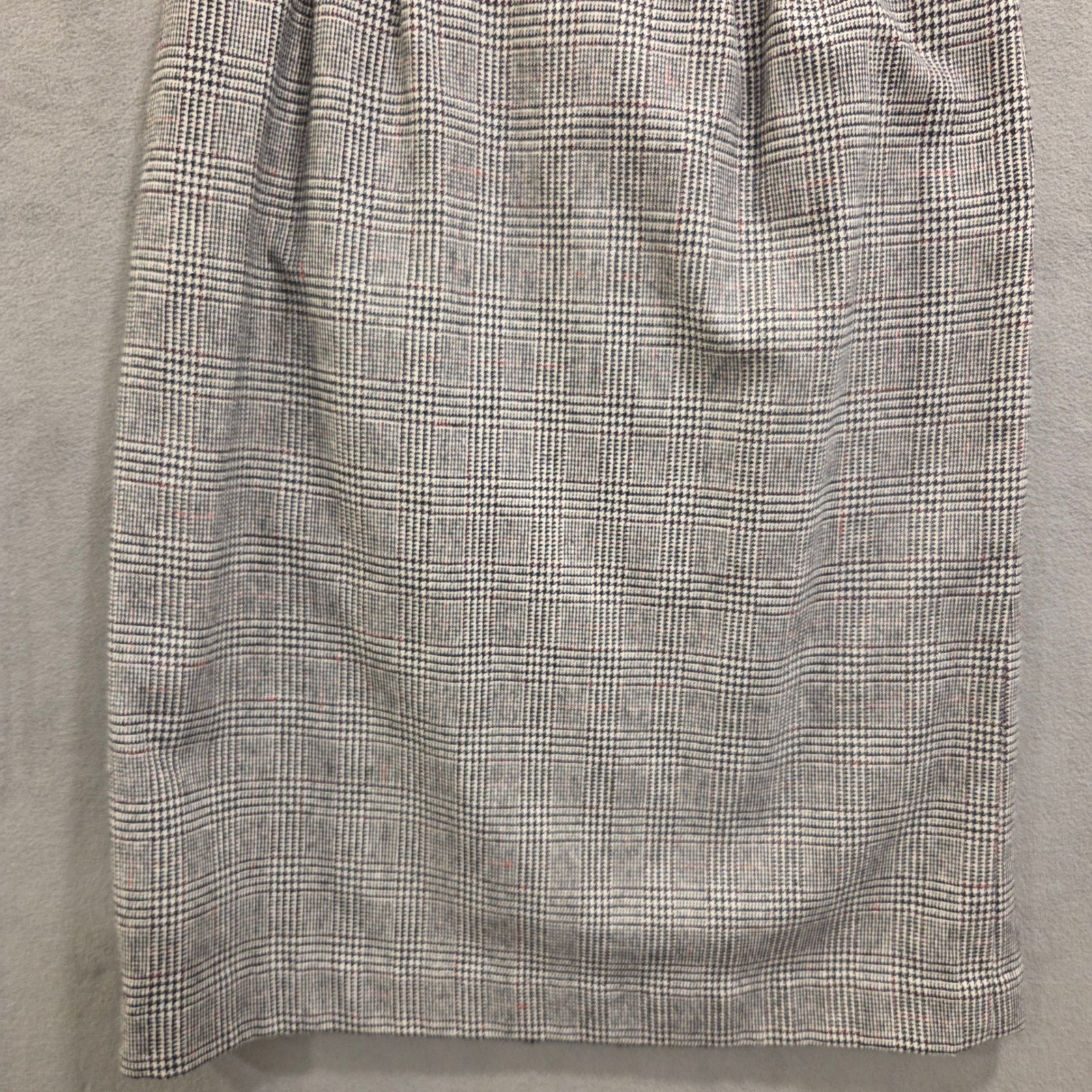 Vintage Gilmor Glen Check Plaid Pencil Skirt Women Size 10 Dark Academia Preppy