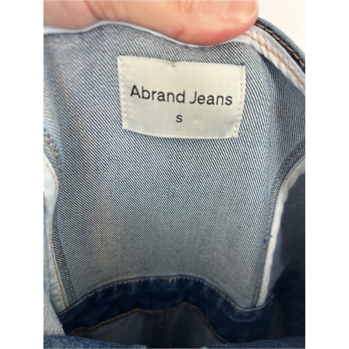 Revolve Abrand Viva Denim Jumpsuit – Estelle – Size Small