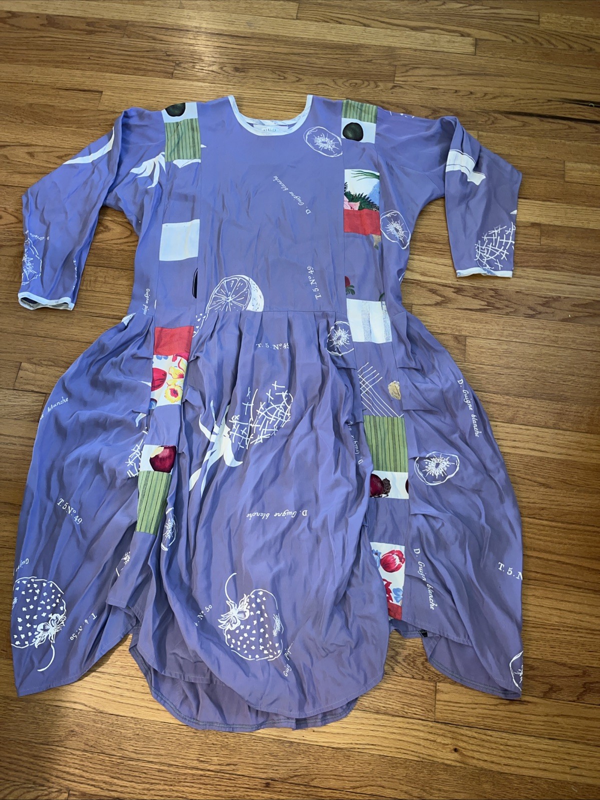 Stanley Gretzinger Dress Vintage XL Fruits And Vegetables
