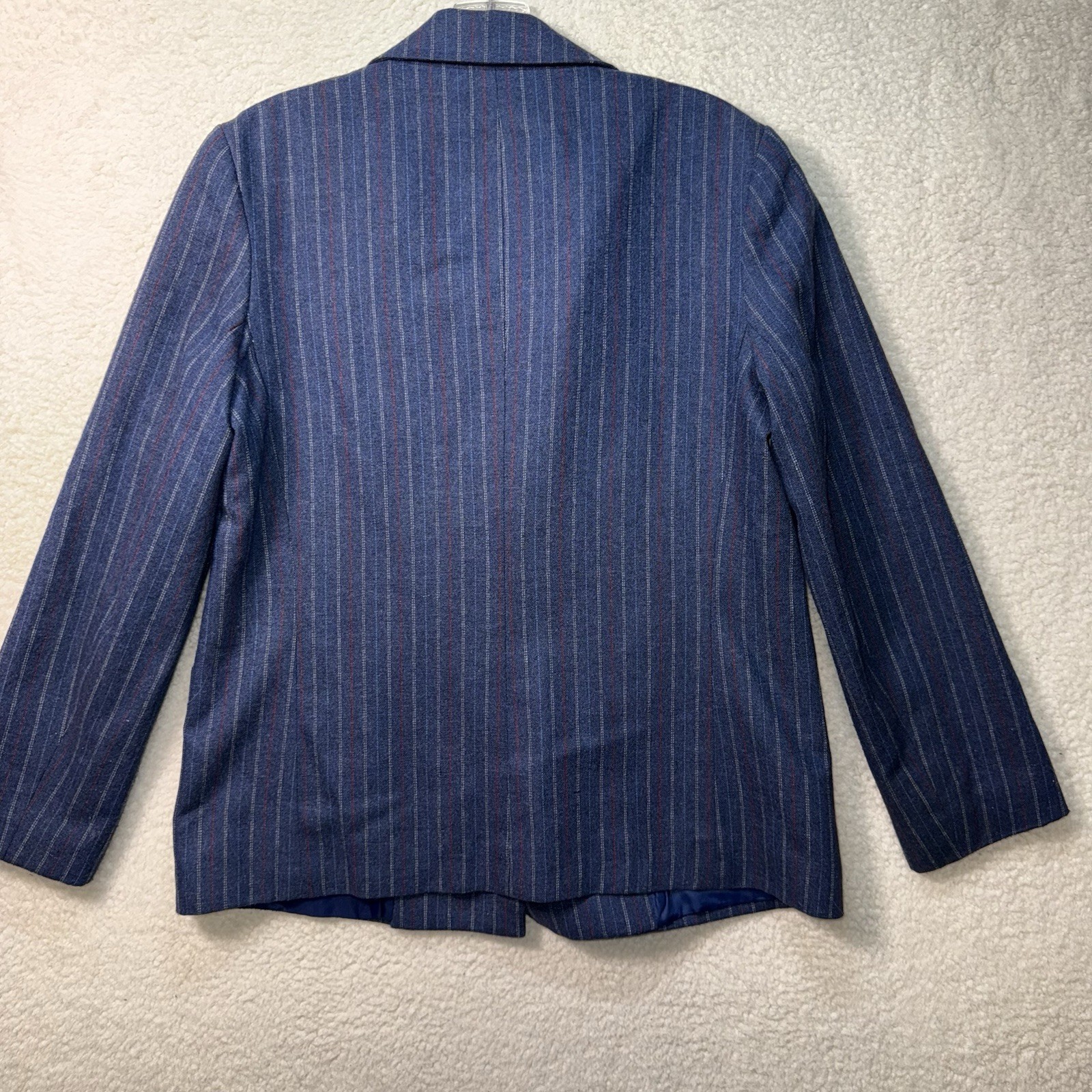 Vintage The Wyndham Collection Blue Pinstriped Blazer Women’s Size 10