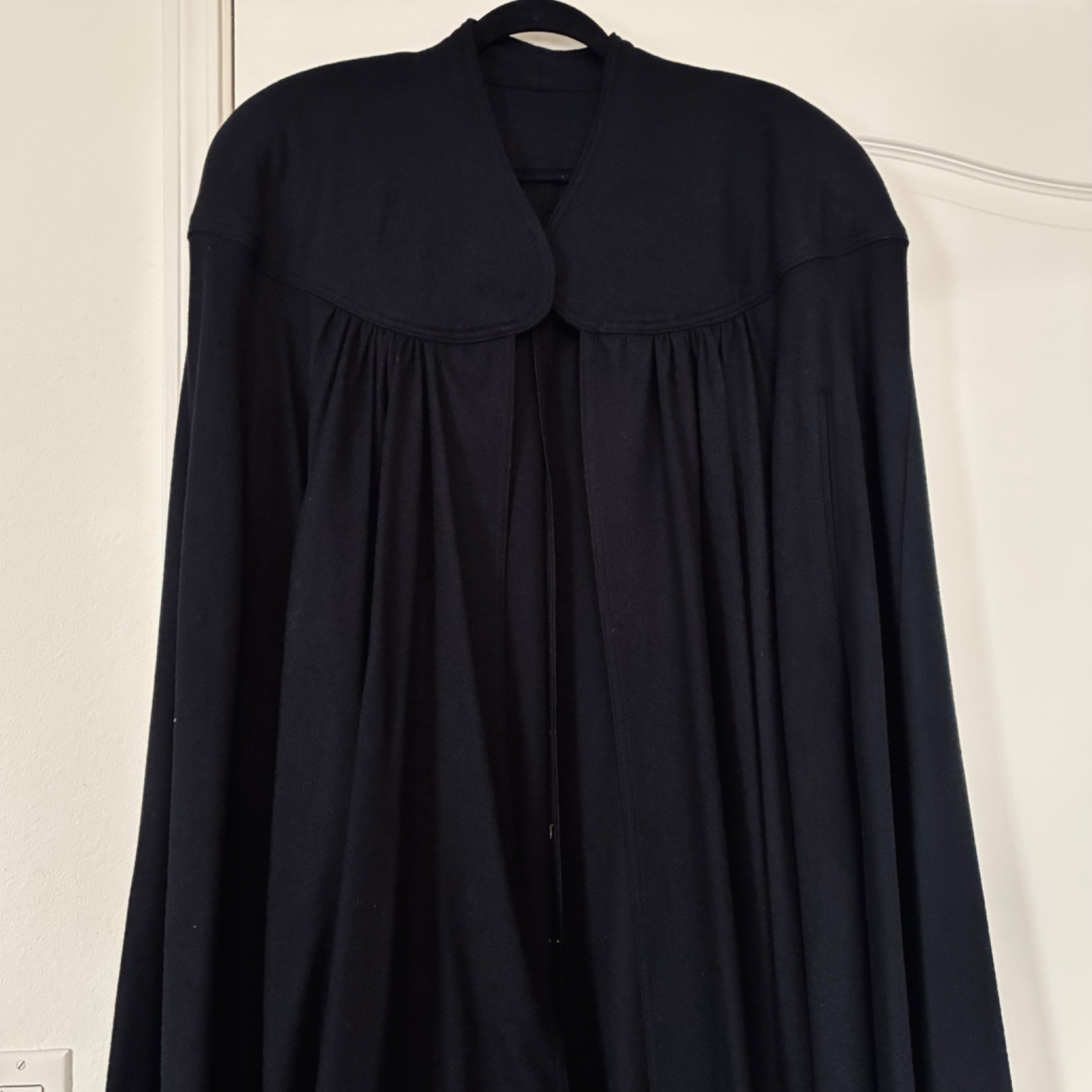 C’est Simone Black Maxi Cape Medium