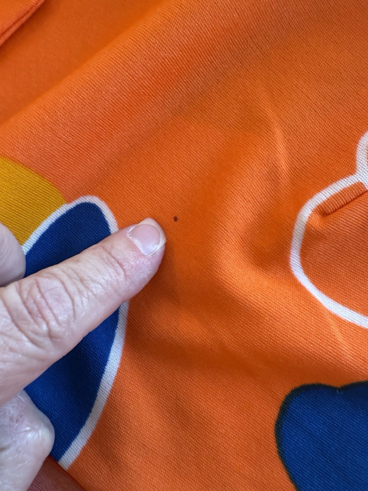 Sears Fashions Vintage 28 Dress Orange Cool Zipper Pull Long Sleeve
