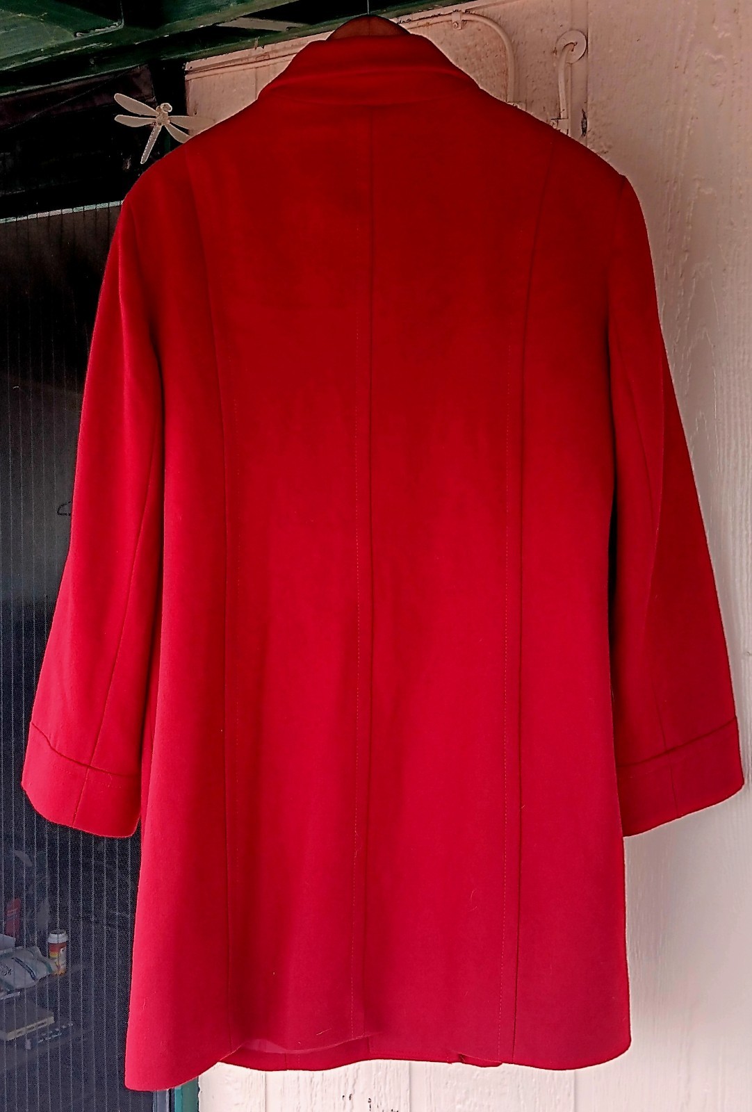 Vintage 90’s DonnyBrook Donny Brook New York Red Wool Coat Woman Sz 2X EUC