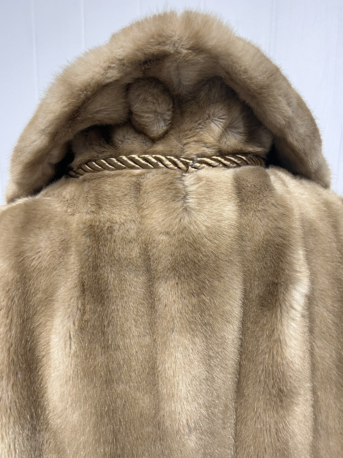 Vintage 70’s SEARS The Fashion Place Women’s Faux Fur Coat Jacket size 12