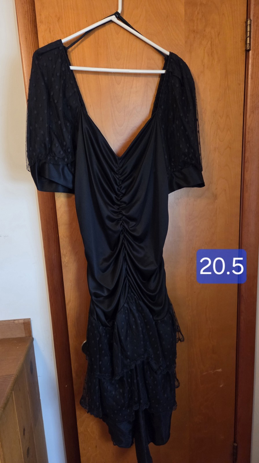 Vintage Mayven Women’s Size 20.5 Black Formal Dress