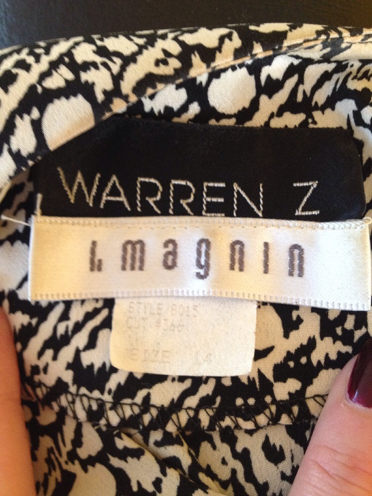 vintage 80’s Warren Z I Magnin dress sz 14
