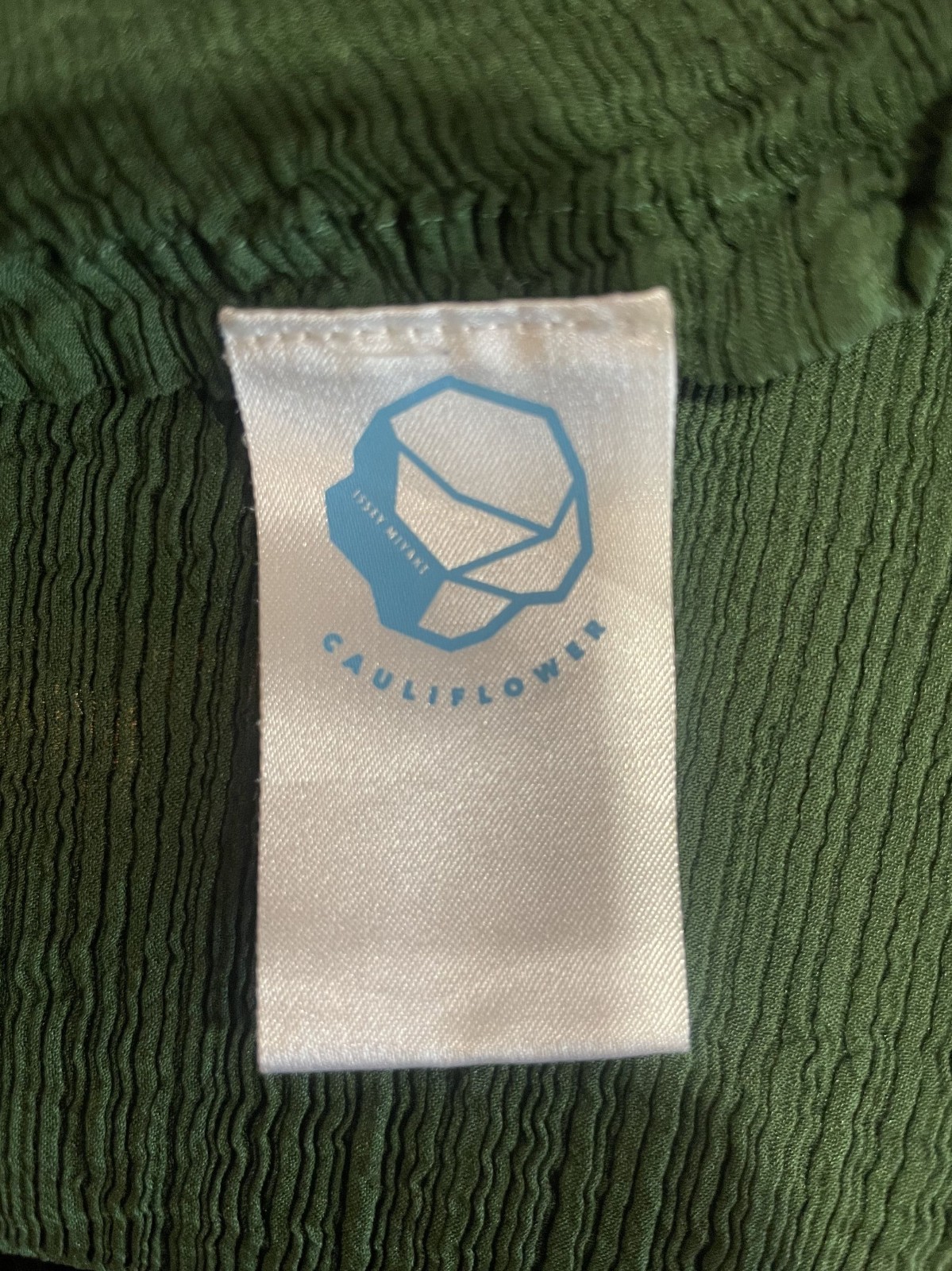 Vintage Issey Miyake Cauliflower Emerald Tunic— Medium