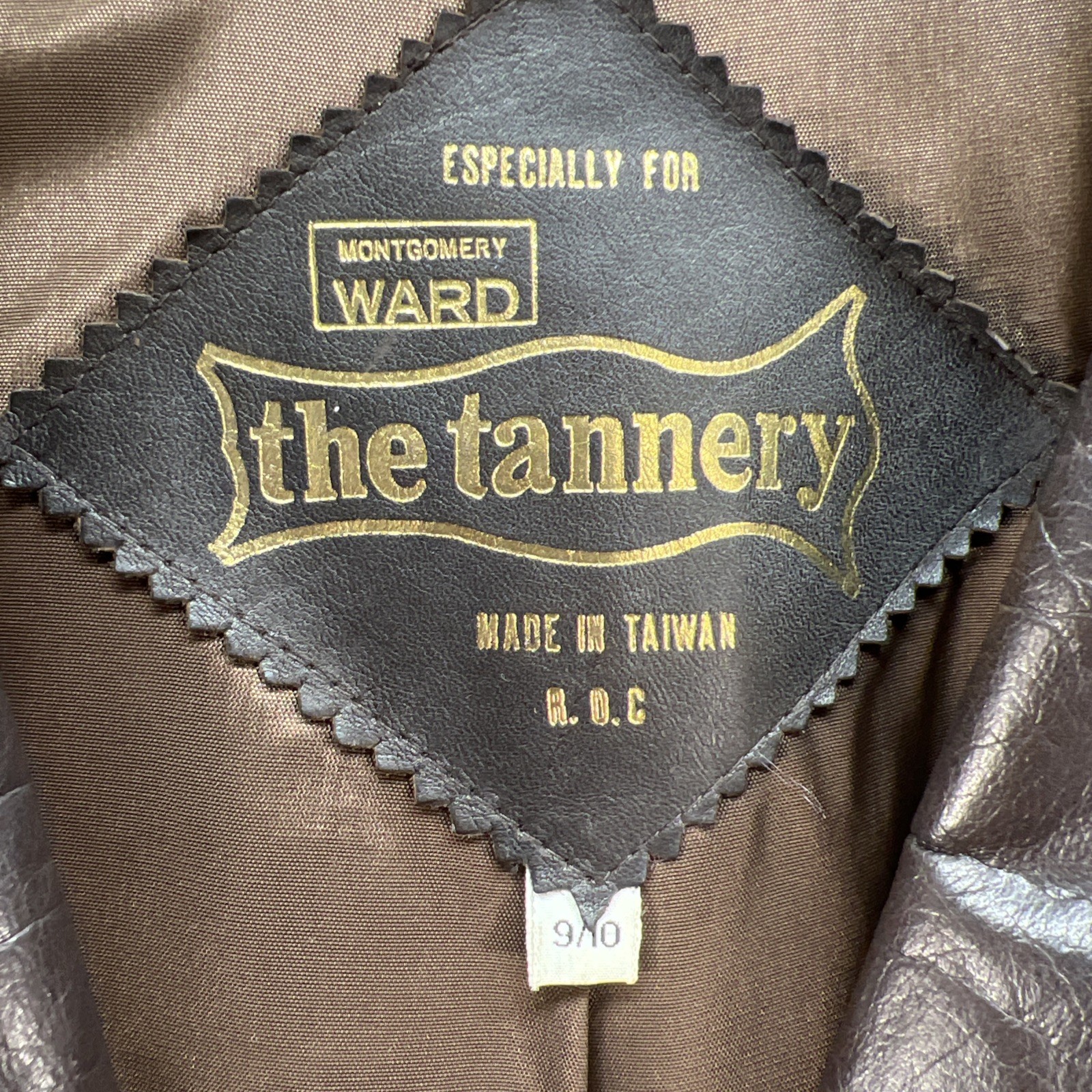 vintage 70’s Peters Tannery brown leather jacket Blazer brown 9/10 (RUNS SMALL)