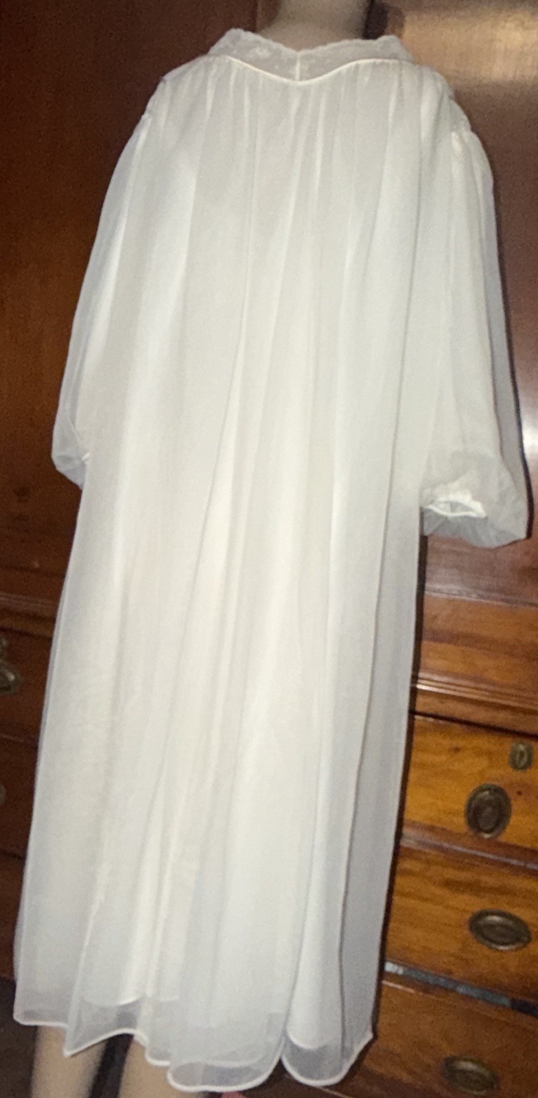 Vintage 1950’s Laros Bridal Goddess Empire Waist Peignoir Dressing Gown Robe Set