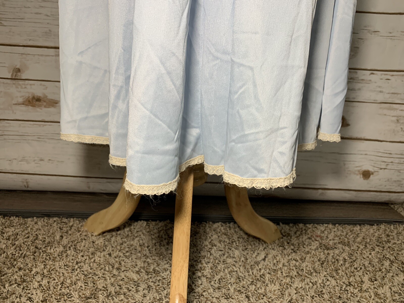 Vintage Jenelle Of California Lace Tie Negligee Nightgown Nightie Lingerie