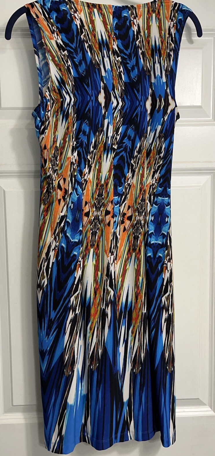 Vtg 90’s Art To Wear Splash Dress Robbie Bee Faux Wrap Career Church Small