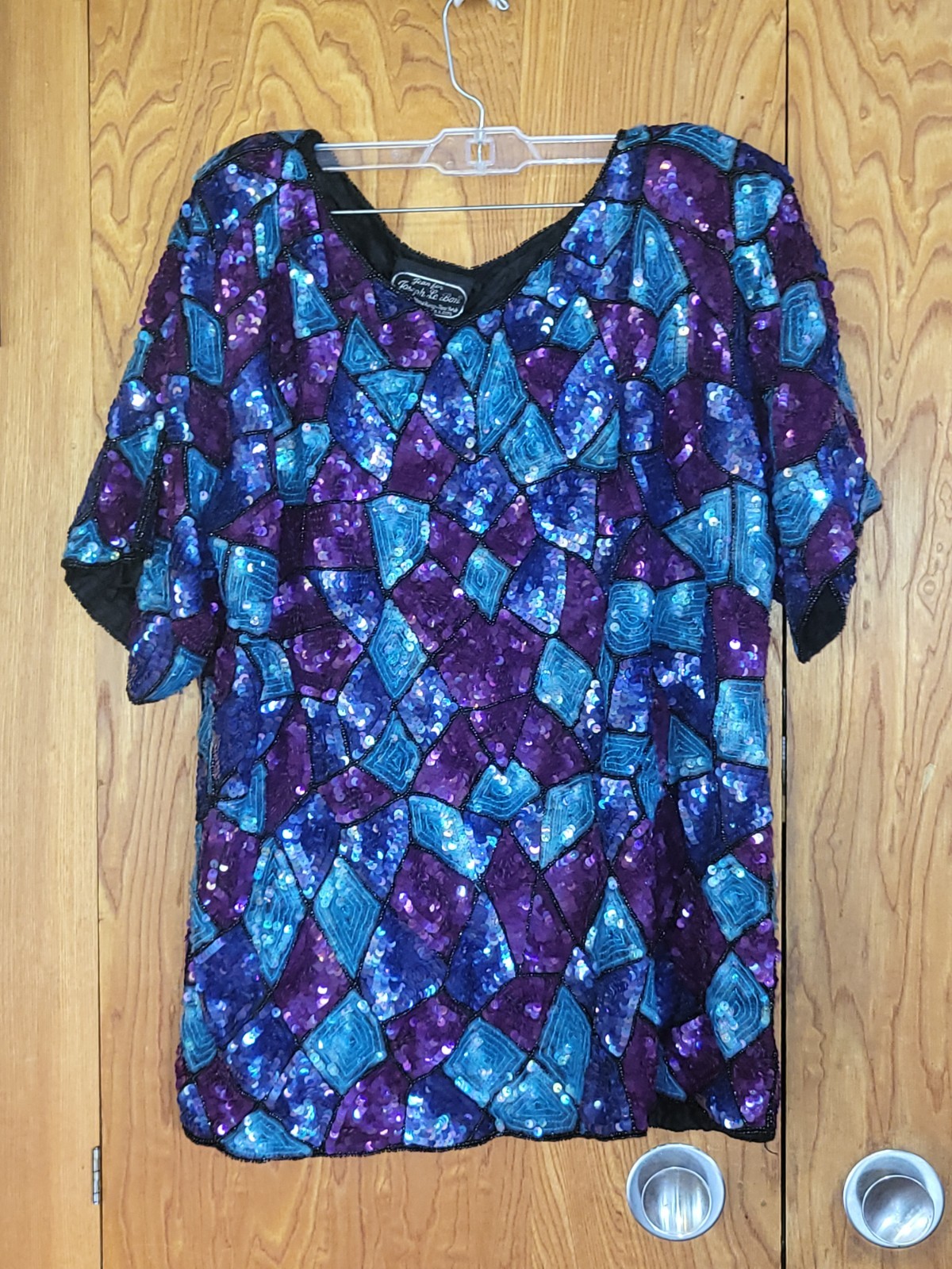 NWT Vintage 1980’s Jean For Joeseph Le Bon Sequined Blouse