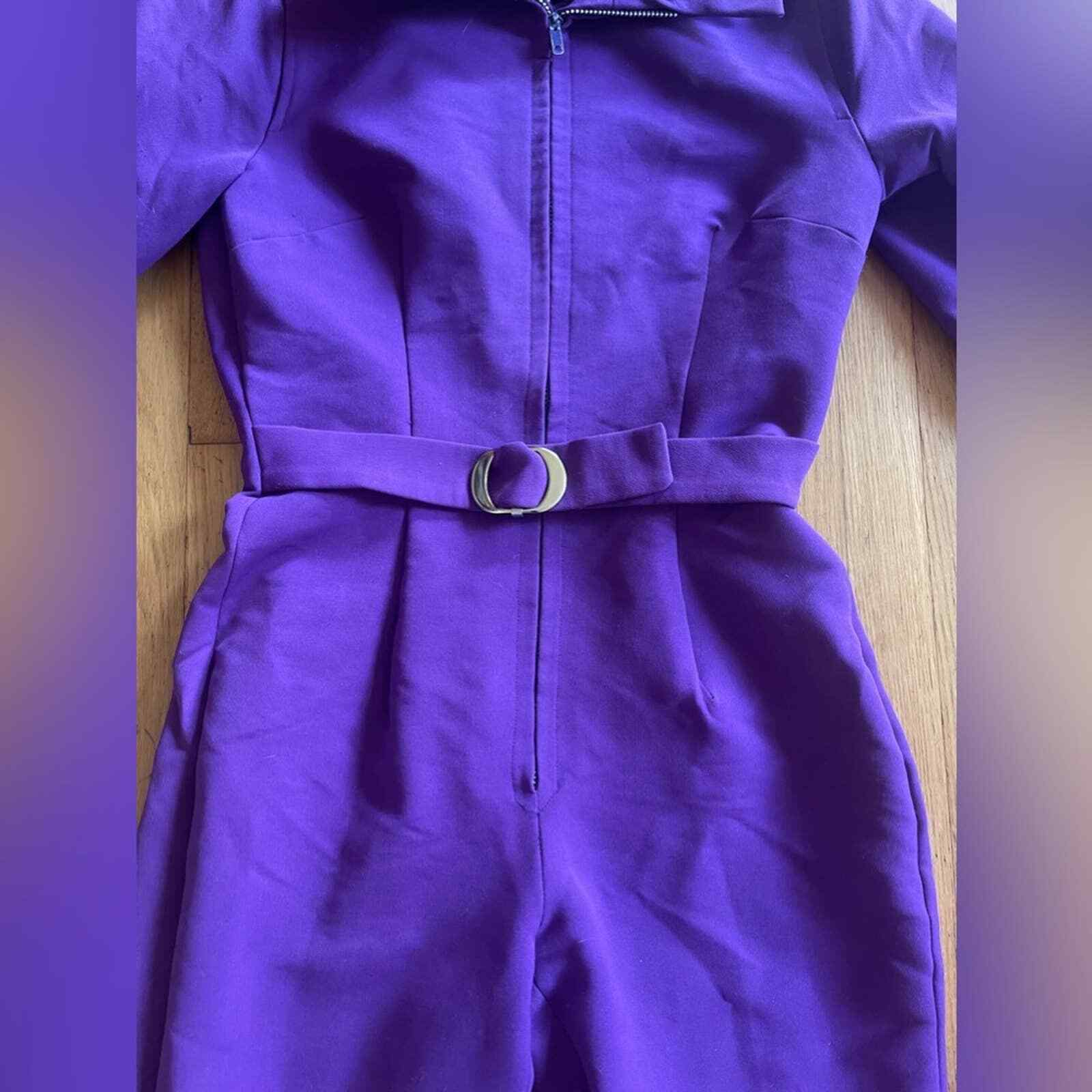 70s Vintage Roffe Purple Snow Suit with Matching Vest