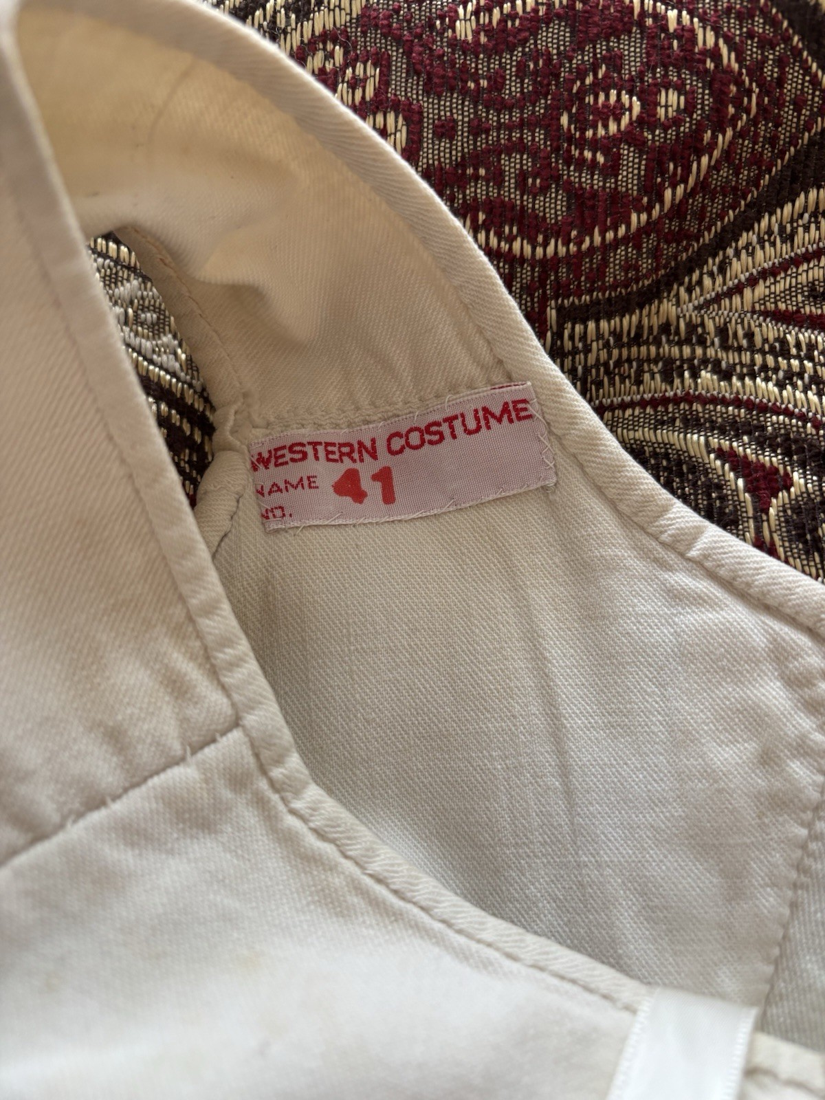 Antique Victorian Corset 1800s Stay Cotton Rare 19th C Western Costume Co