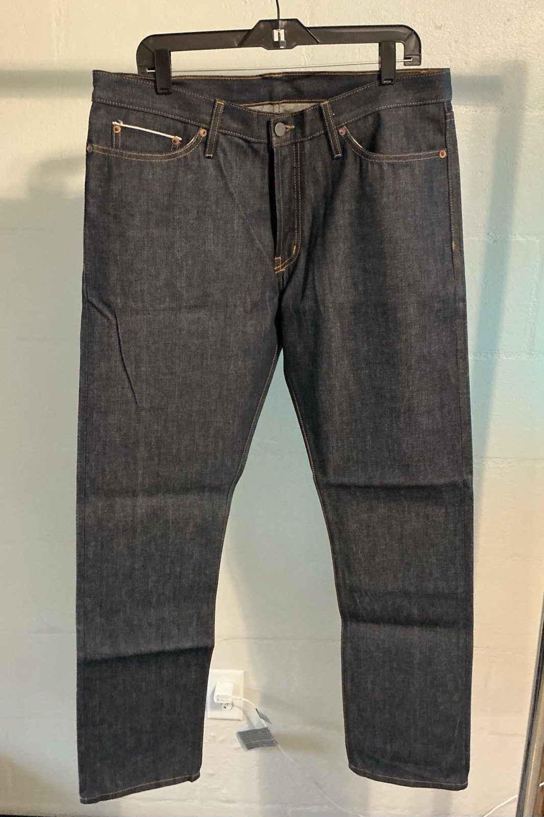 Vintage 1970s Selvage Denim 100% Cotton Jeans W: 36” L: 33”