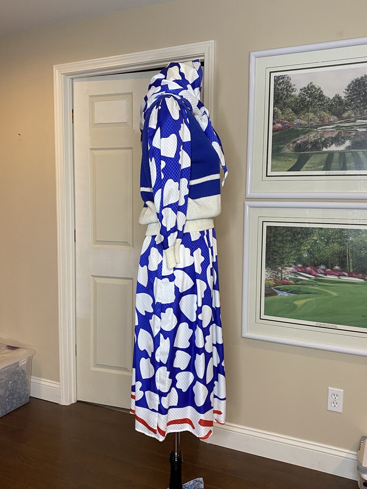 Vintage Jaymee Papell 3 piece Skirt, Sweater, Scarf