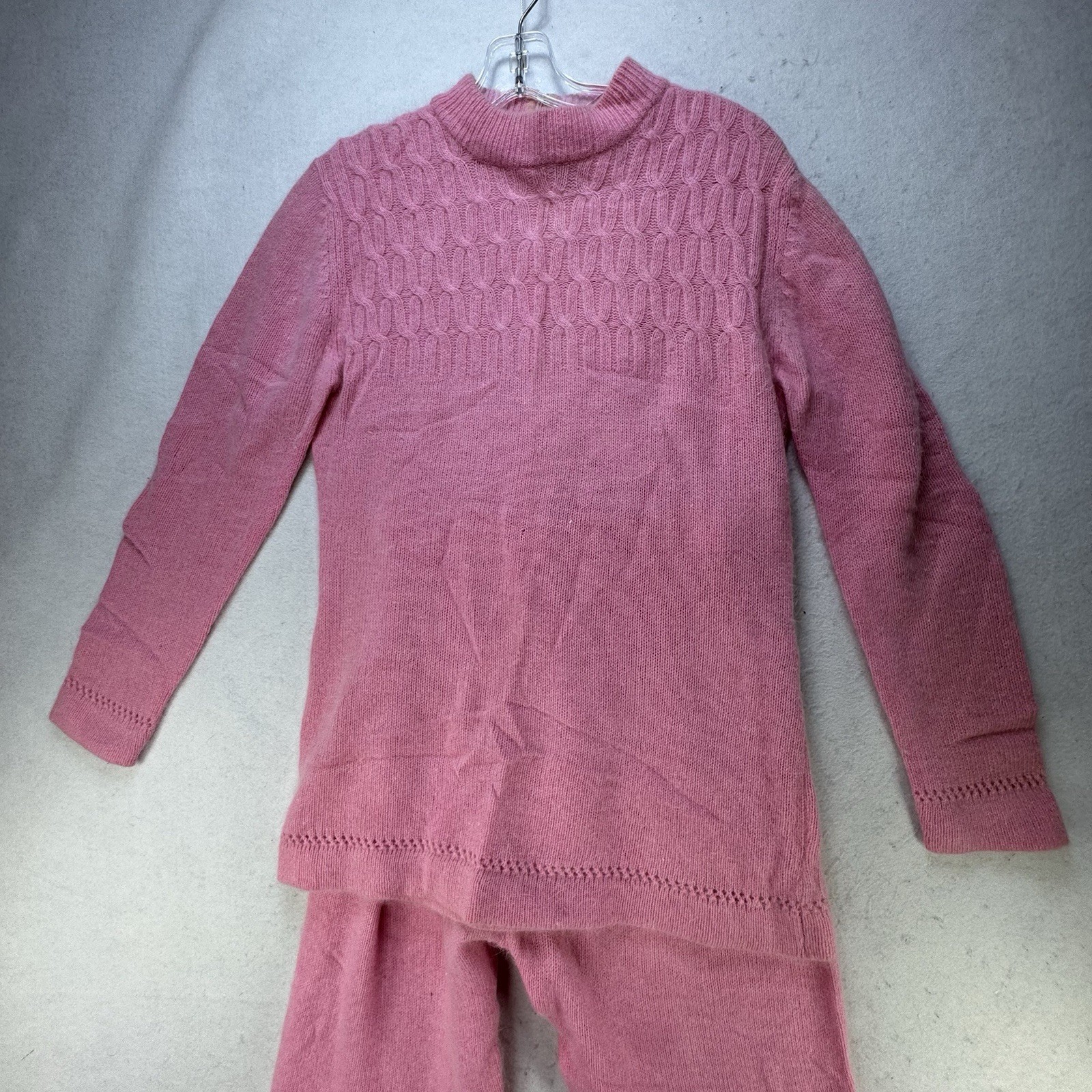 VTG Starlight Trading Sweater & Pants Set Size Medium Lambswool Angora Rabbit