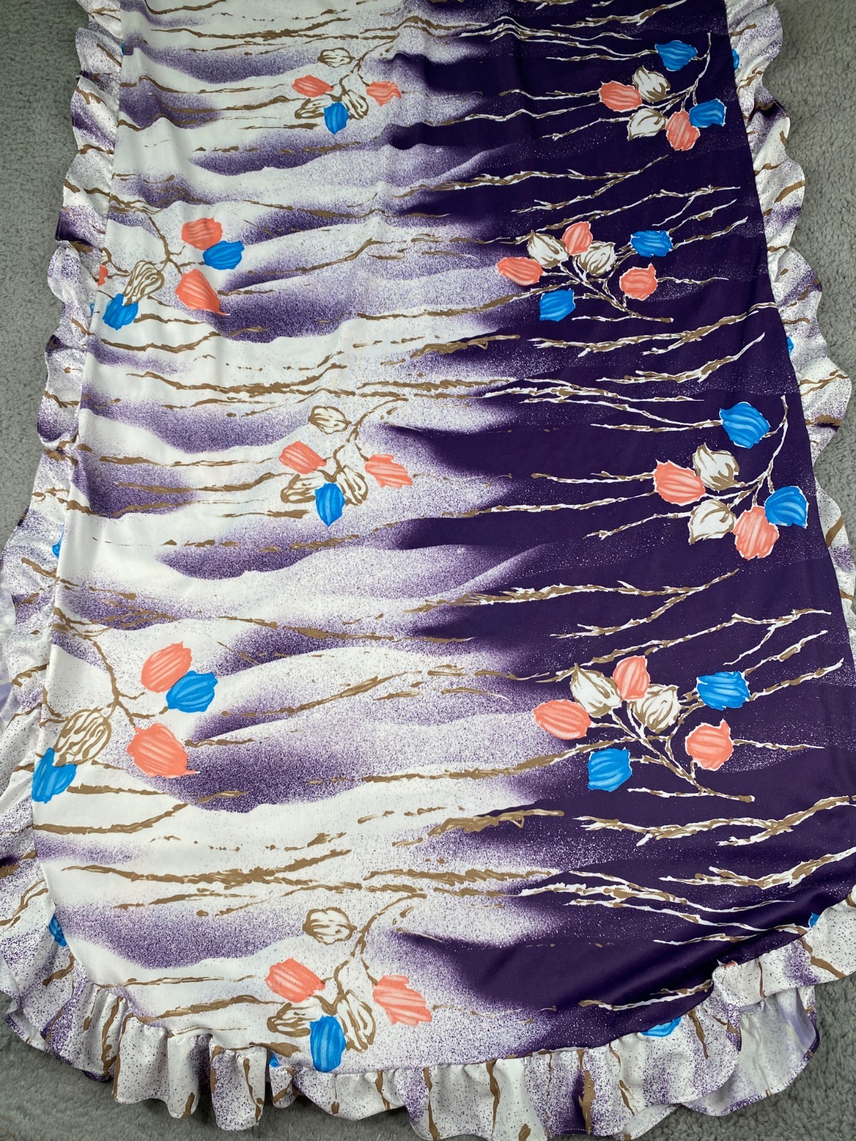 Miss Susan Of California Maxi Dress Womens One Size Fits All Floral Sleeveless