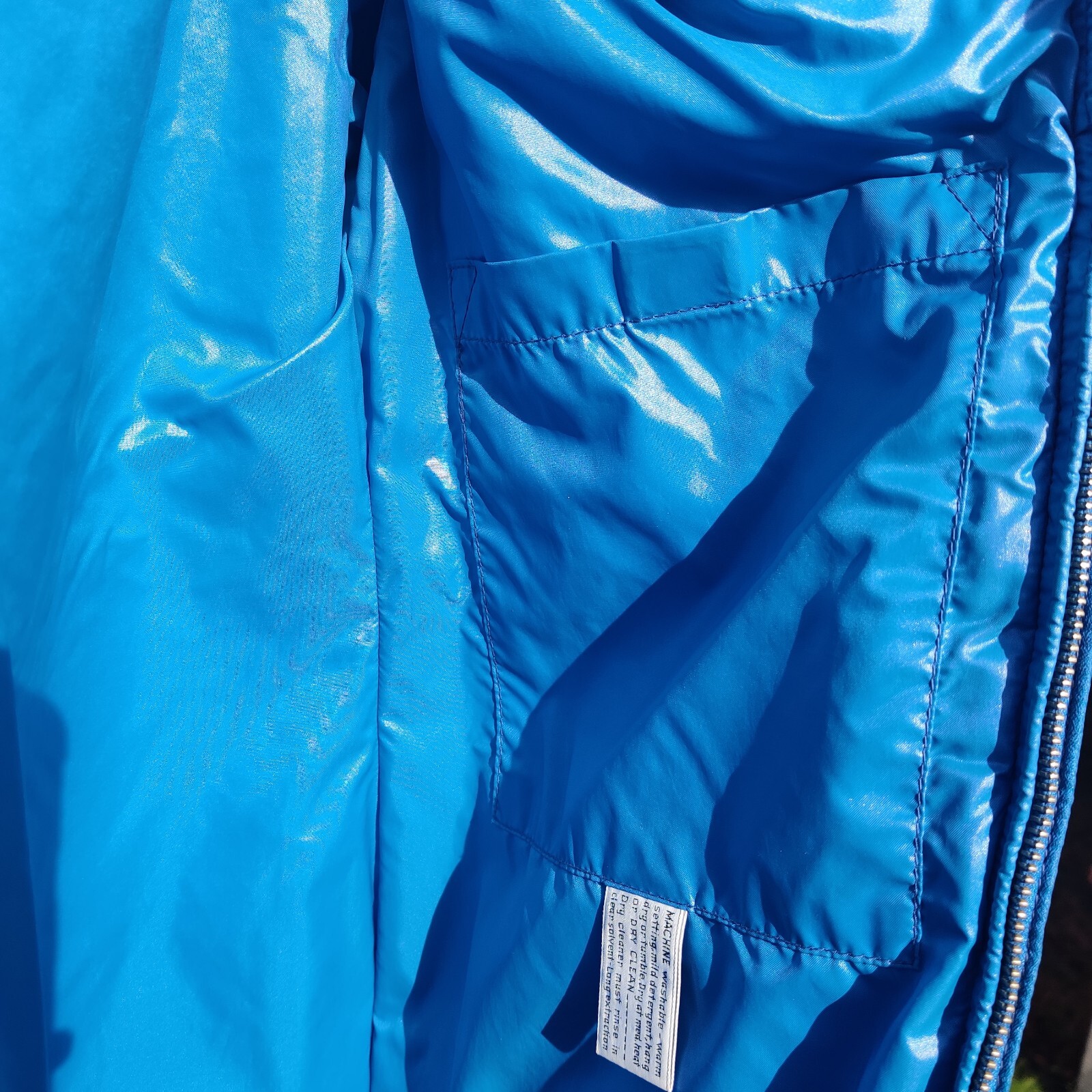 Vintage Roffe Women’s Ski Sally Jacket Coat Bright Blue Sz Medium