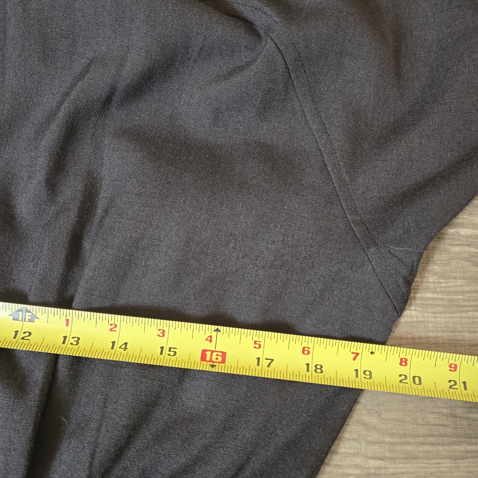 Vtg. Willi Of California Black Dress 16 Pockets Gathered Waist 80’s Corporate