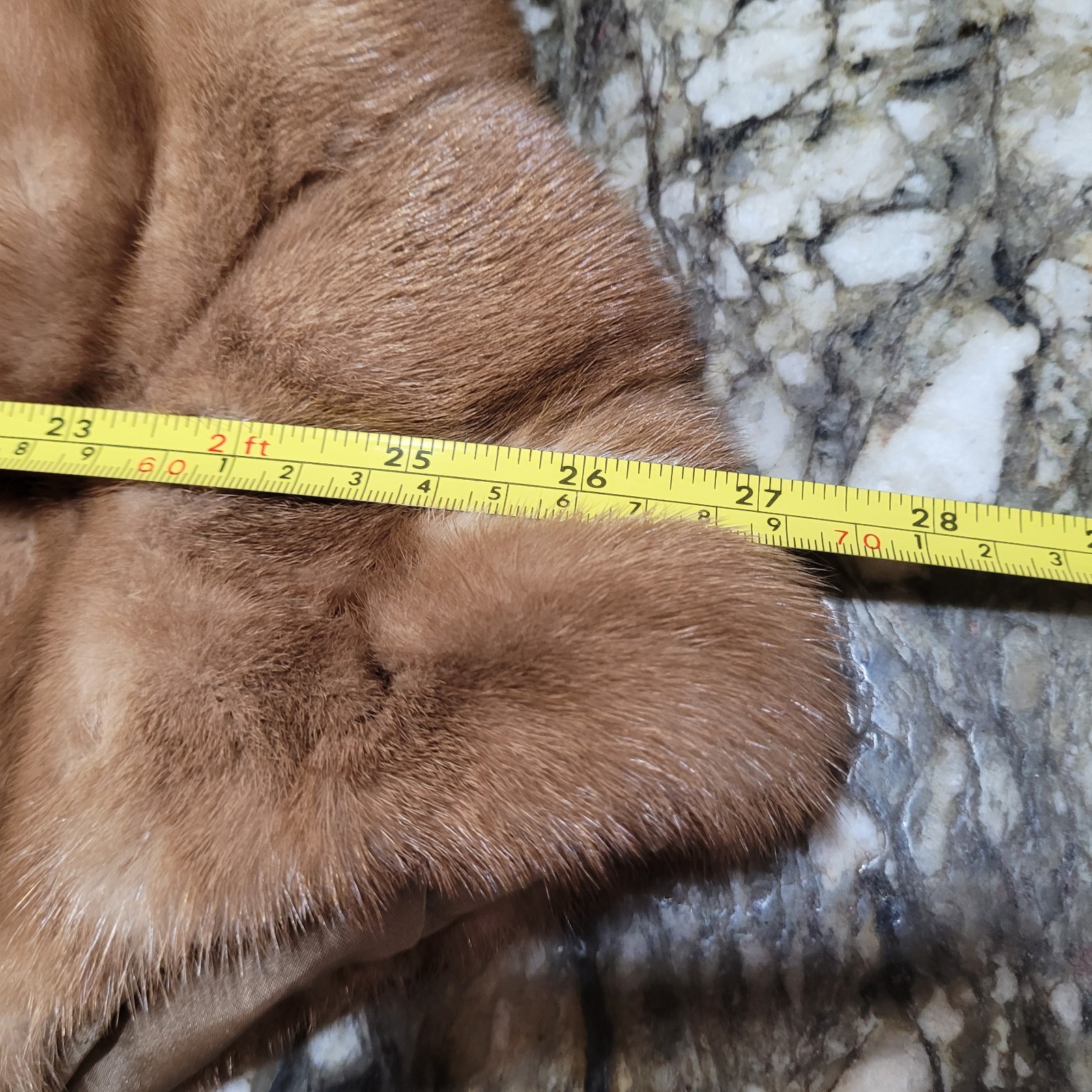 Vintage Mink Stole Cape 1950s 2 Pocket Macy Little Shop