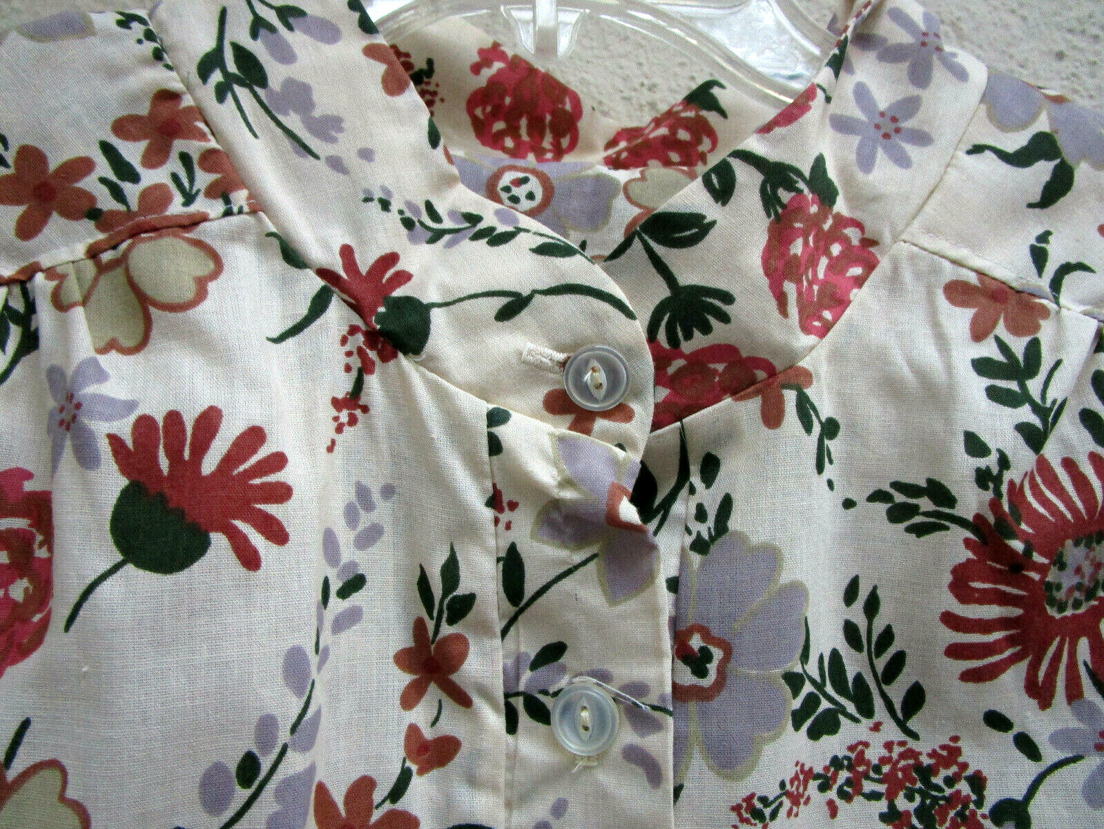 VTG 80’s..ROAMANS..COT/POL..FLORAL…BLOUSE..NEW..PLUS sz 48
