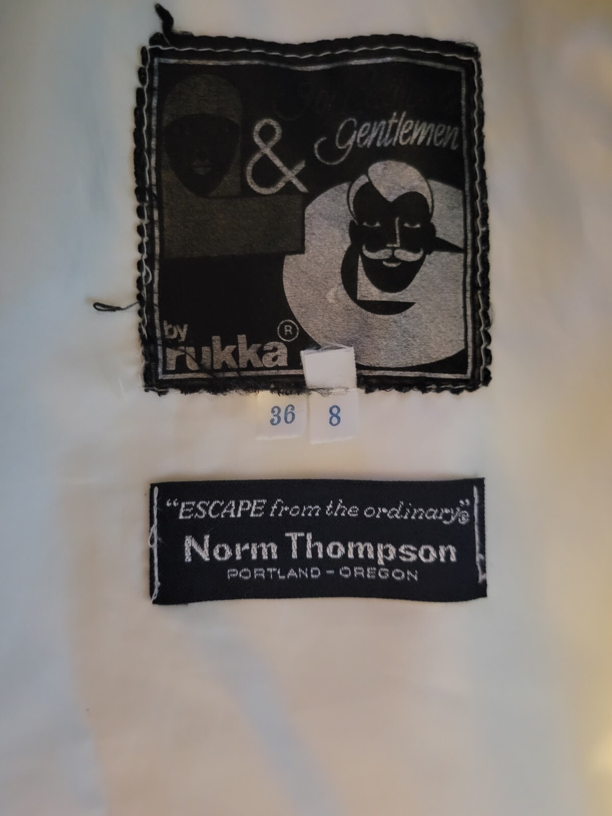 RARE Vintage For Ladies & Gentleman By Rukka Trench Coat Size 36/8