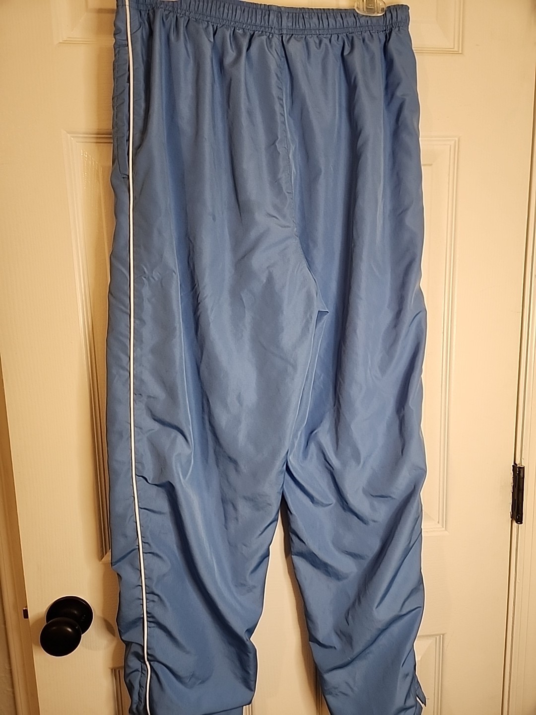 VINTAGE Classic Elements Windbreaker Pants M 10/12 Medium Track Blue y2K 90s