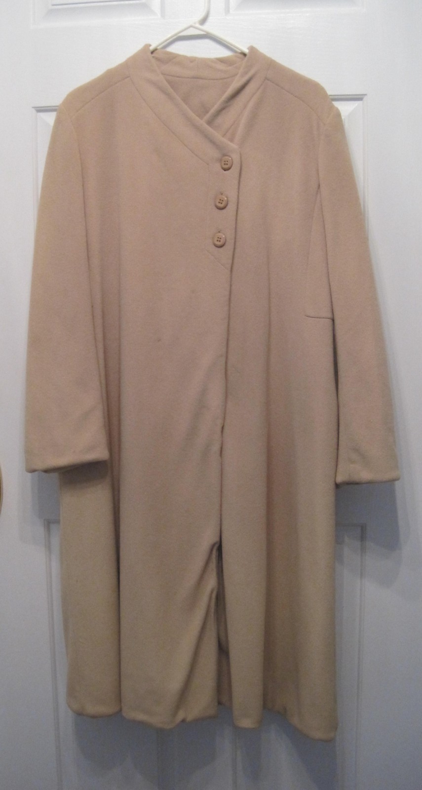 Vintage Kashmiracle Tan Coat By Wellington Fashions Lined Trench Coat