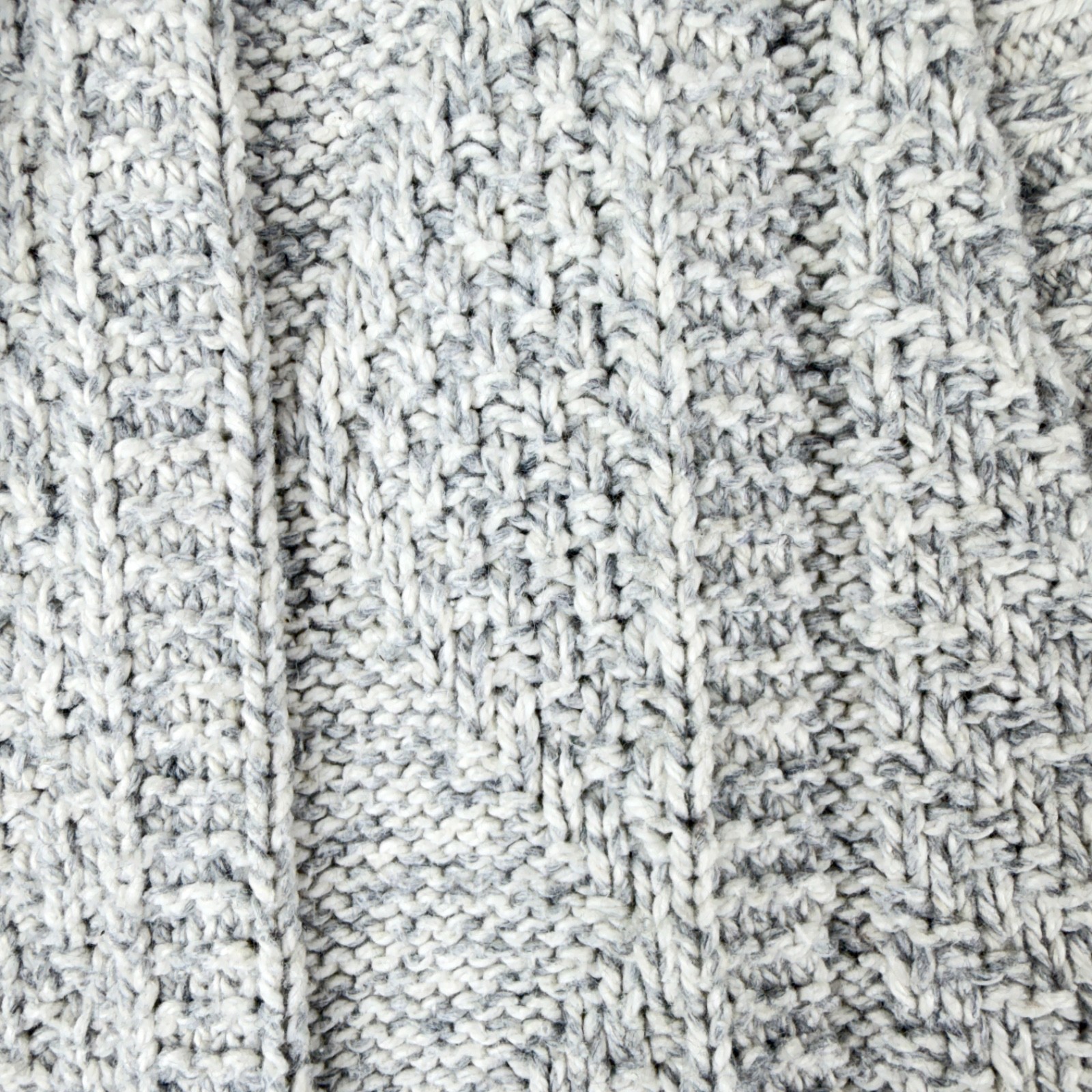 Vintage Woolrich Cardigan Sweater Large Gray Textured Knit USA Cotton Button
