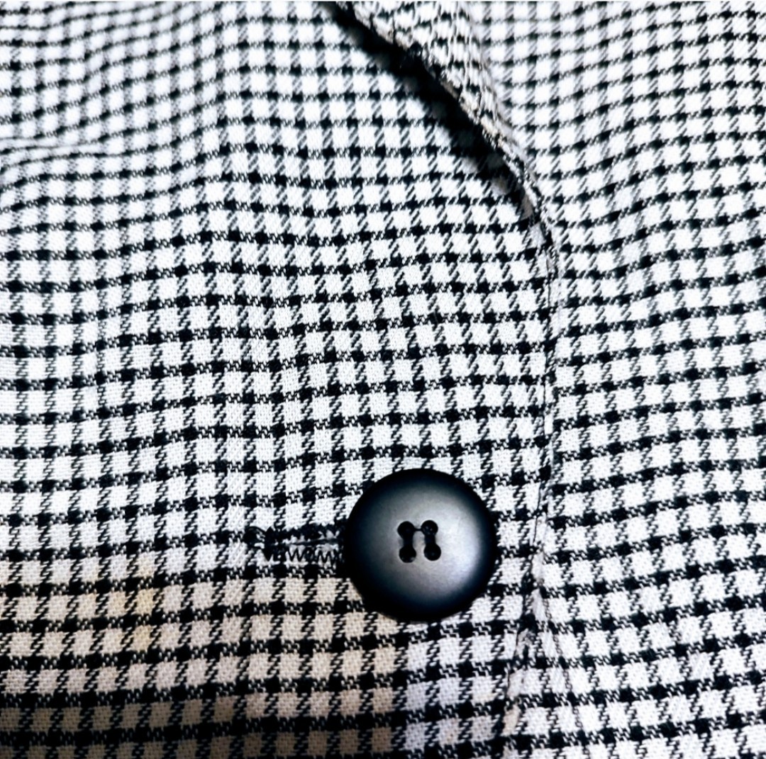 🍒🤍🍒 Awesome 80’s Vtg Nordstrom Black & White Checkered Tailored Jacket – M