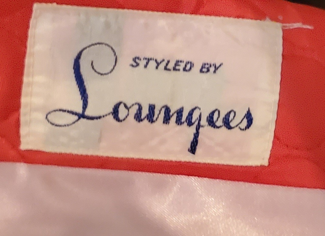 Vintage 50s 60s Lipstick Red Quilted Hostess Short Robe B44 Styled by Loungees